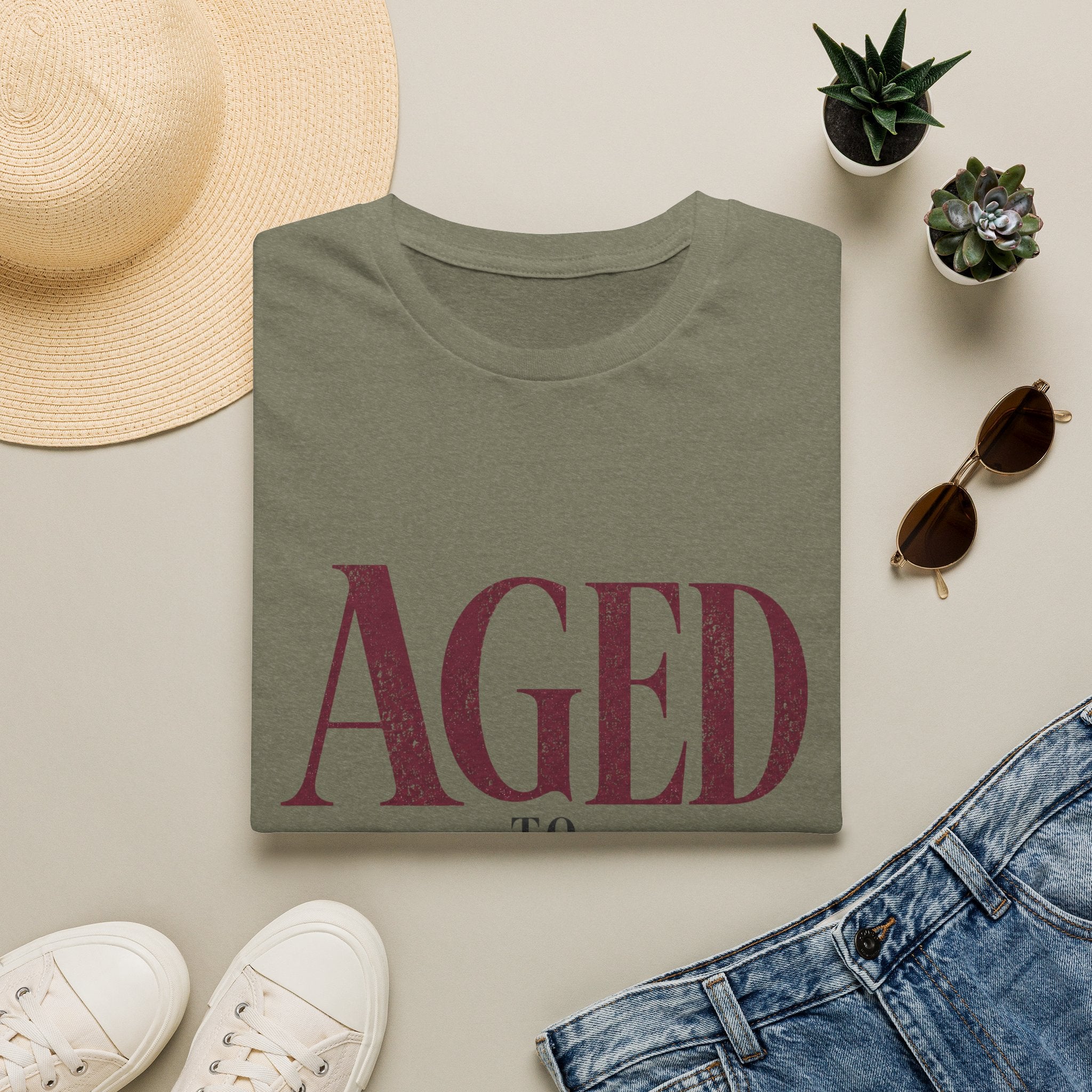 Aged to Perfection - Text - T-Shirt